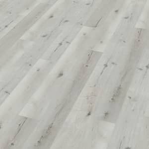 Weißer Vinylboden in Holzoptik