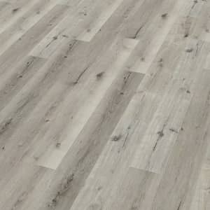 Hellgrauer Vinylboden Holzoptik